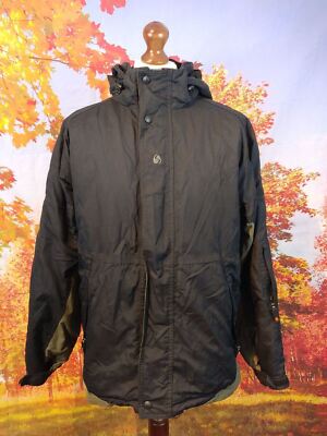 Surfanic Technical Boardwear black nylon polyester Jacket. UK men's size Medium