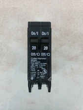 Eaton BR2020 20A 120V Tandem Breaker -CHIPPED