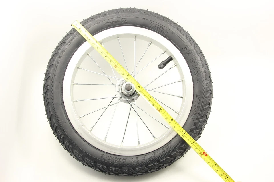 Bicycle Front Wheel 12X1.75 Tire  Scooter  Wheelbarrow w/ Tire Tube - Image 4 of 4