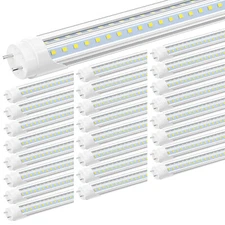 V-Shape 4FT LED Shop Light Bulbs 6000K 28W G13 4Foot LED Tube Lights 25~100 Pack