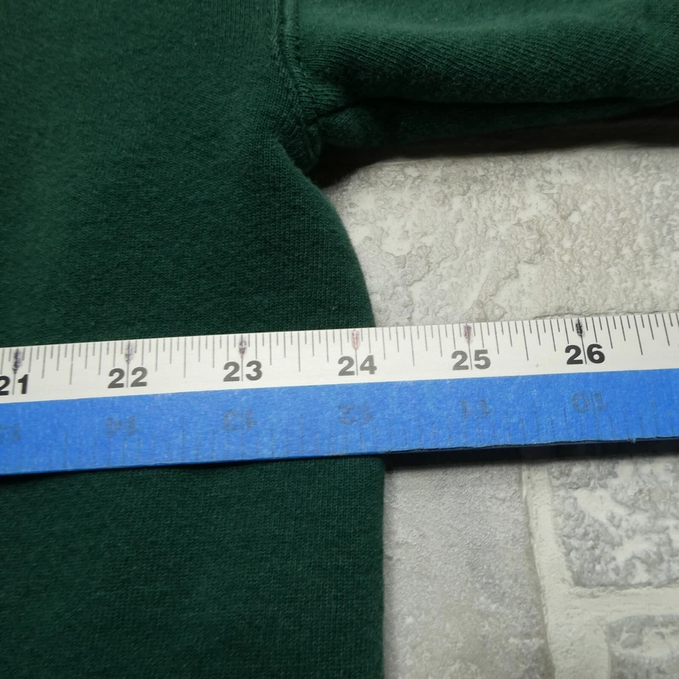 Sudadera en blanco Cheetah vintage talla XL verde cuello redondo mezcla de algodón hecha en EE. UU. Foto 4 de 4