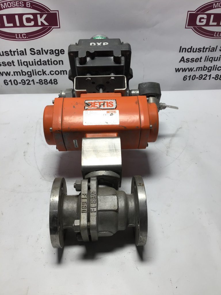 Kace F1 680 Floating Ball valve 1 1/2"-150 316 Stainless steel Bettis Actuator