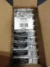 ( Lot of 10 ) Amerimax white 1/8" rivets 84025