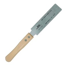 SUIZAN Japanese Pull Saw Flexible 6 Inch Ryoba Small Hand Saw Hardwood Softwood