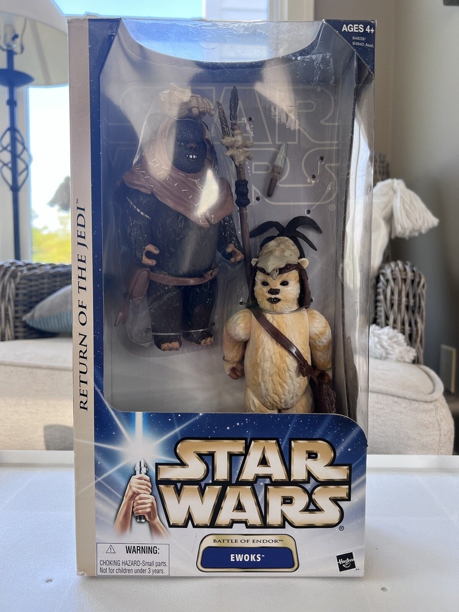 Star Wars Return of the Jedi Battle of Endor Ewoks Figures Hasbro