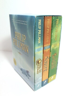 His Dark Materials Philip Pullman 3 Book Boxed Set Golden Compass Knife Spyglass