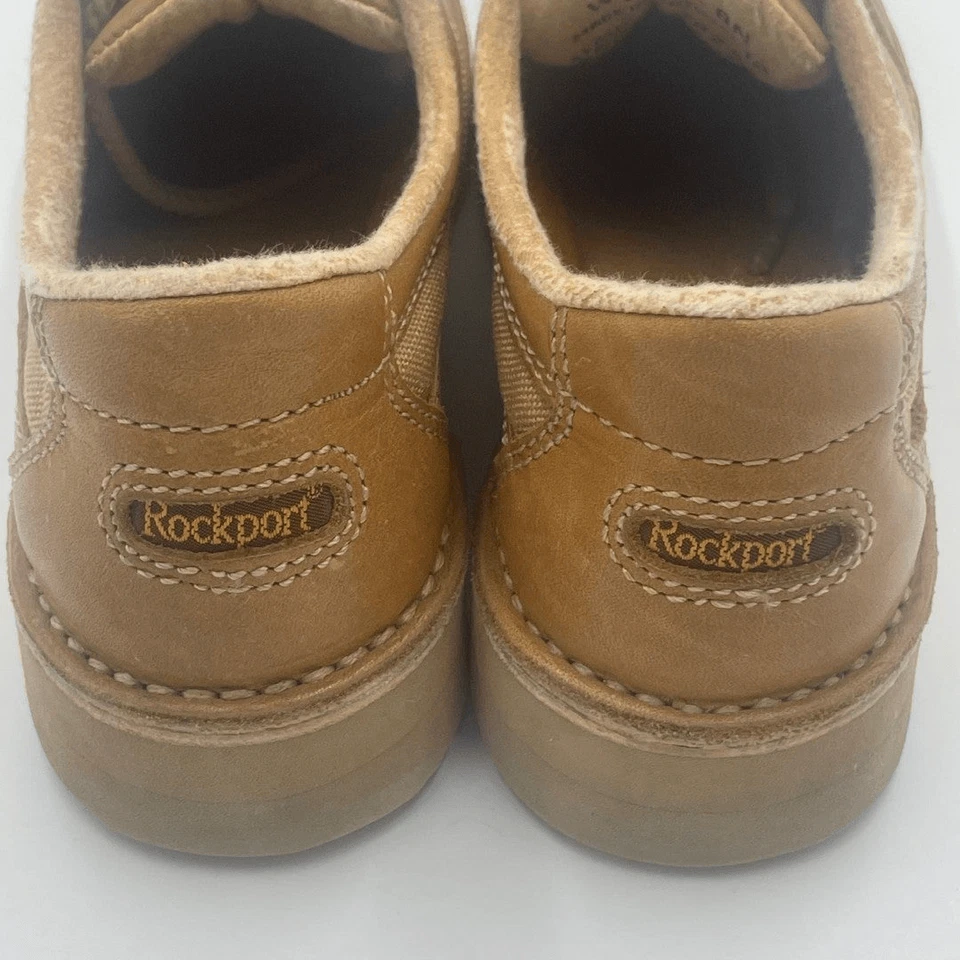 Rockport Vibram Comfort Leather Lace Up Flats Women's Size 8 - Image 4 of 4