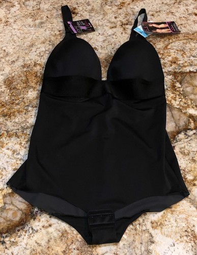 Maidenform Women's Endlessly Smooth Firm Tummy-Control Plunge Bodybriefer 34D - Picture 2 of 3