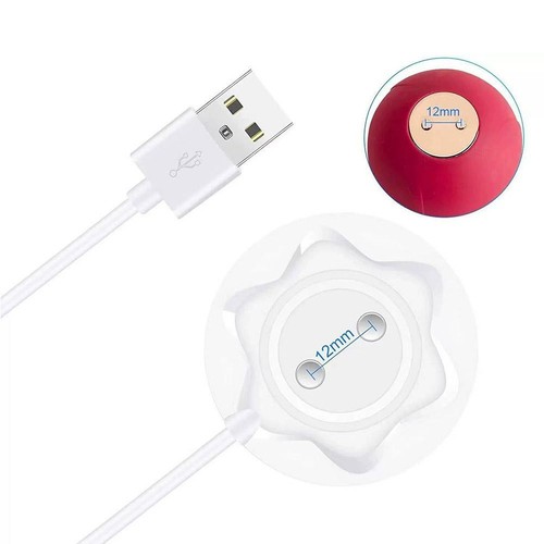 Rose Vibrator USB Dock Style Charging Cable - Zdjęcie 5 z 11