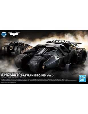 Batman Begins BATMOBILE 1/35 Model Kit Montage DC Comics Sideshow Bandai Japan