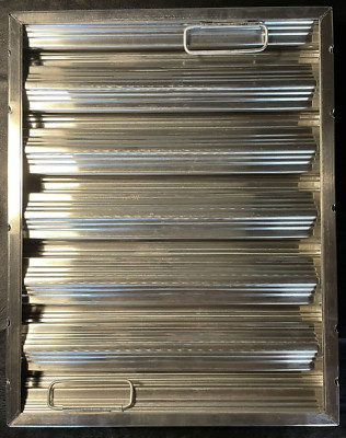 Box of 6 Trine 16'' x 20'' Aluminum Baffle Grease Filter 16x20