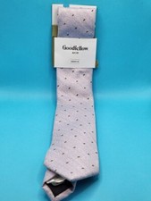 Goodfellow Co Necktie, Lilac With Grey Dashes