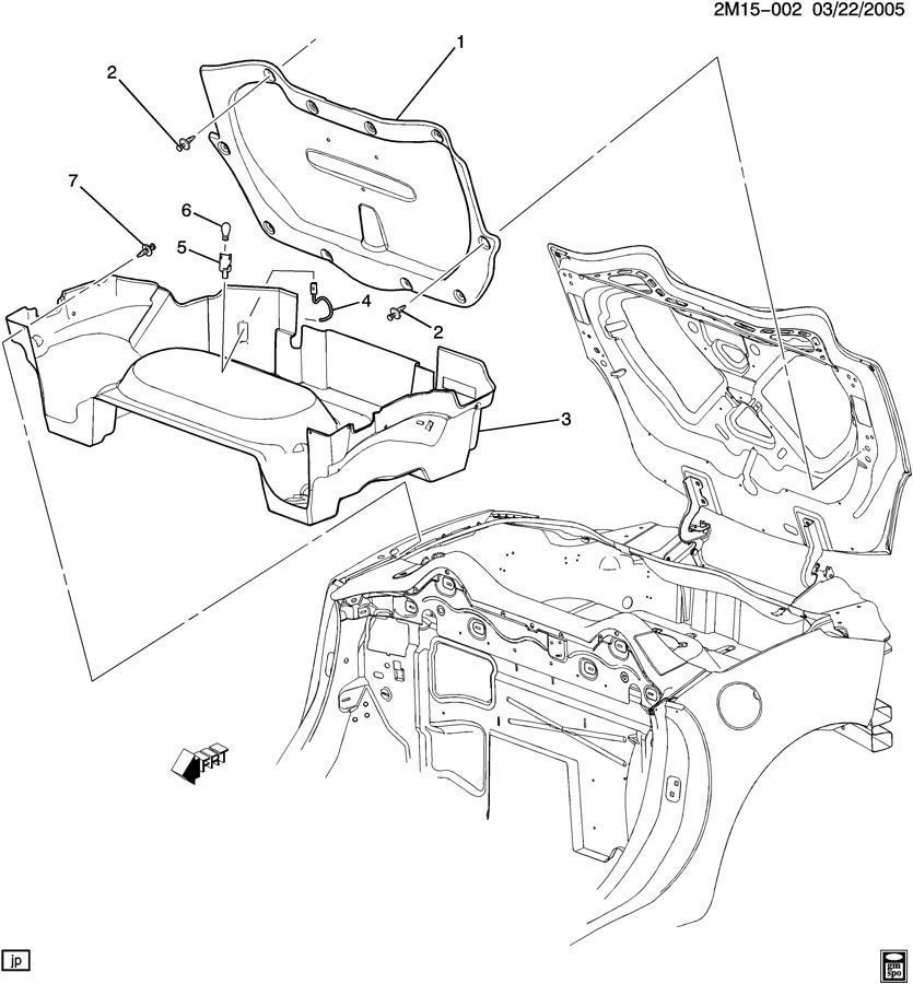 Pontiac Solstice 2006-2009 tapa maletero trasero revestimiento alfombra negro color diamante 25899 Foto 4 de 4
