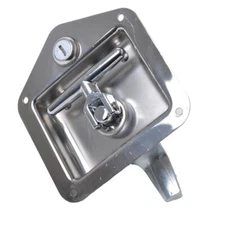 1 Set RV Marine 304 Stainless Steel Folding T Shape Handle Lock Tool Latch