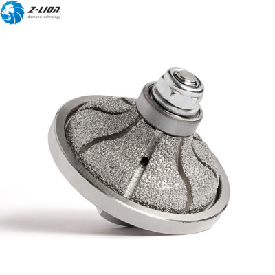 Z-LION Vacuum Brazed F20 Diamond RouterBit Profiling Wheel Edge Grinding Cutting