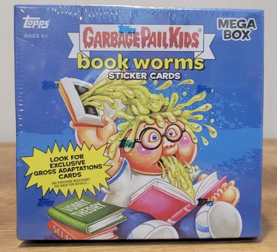 *NEW* 2022 Topps Garbage Pail Kids BOOK WORMS MEGA BOX (17 Packs) Factory Sealed