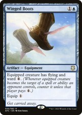 MTG Winged Boots  - Adventures in the Forgotten Realms Commander #020