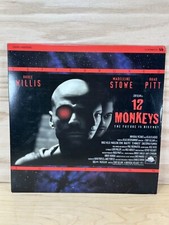 12 Monkeys Laserdisc Movie 1996 2-Disc Bruce Willis Brad Pitt Letterbox Edition