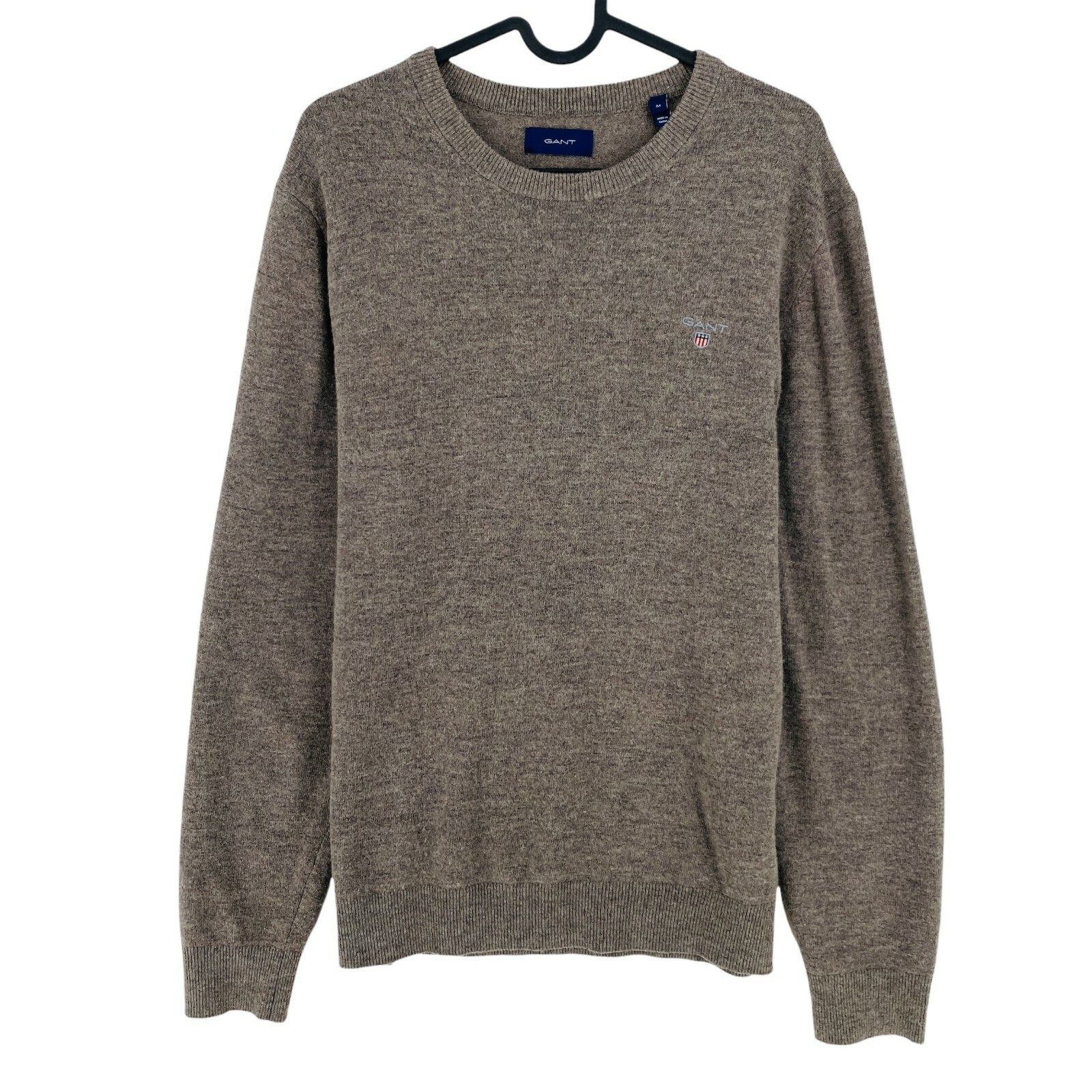 GANT Brown Crew Wool Blend Jumper 