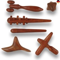Massage Set Aus Holz 6 Teilig