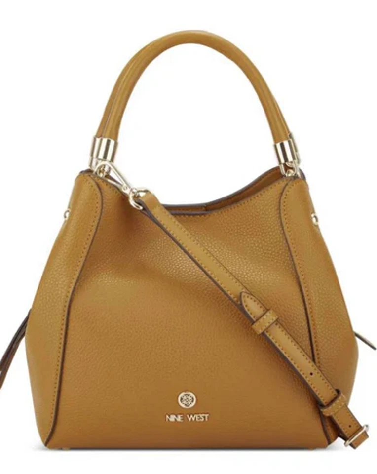 Bolso Bandolera Nine West Etta Carryall Dorado Coñac Foto 2 de 4