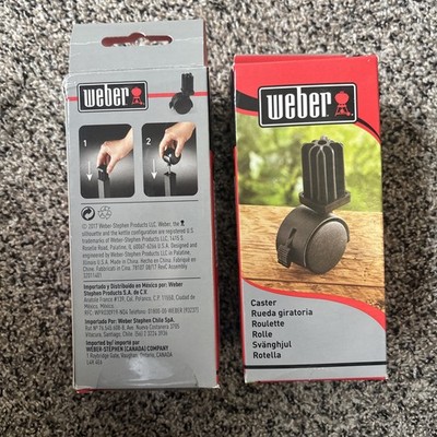 (2) Weber Grill Replacement Caster Wheel 6414 Ranch Performer Genesis NEW 