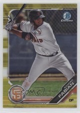 2019 Bowman Chrome Prospects Yellow Refractor /75 Sandro Fabian #BCP-38 0bg8
