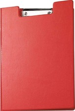 MAUL Clipboard Folder with clear internal pocket Red