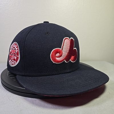 Montreal Expos New Era 59FIFTY Cooperstown 35th Anniversary Red UV 7 5/8 Used