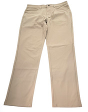 Member's Mark Men's Slim Fit Benton Performance Pant 34 x 32 NWT Beige