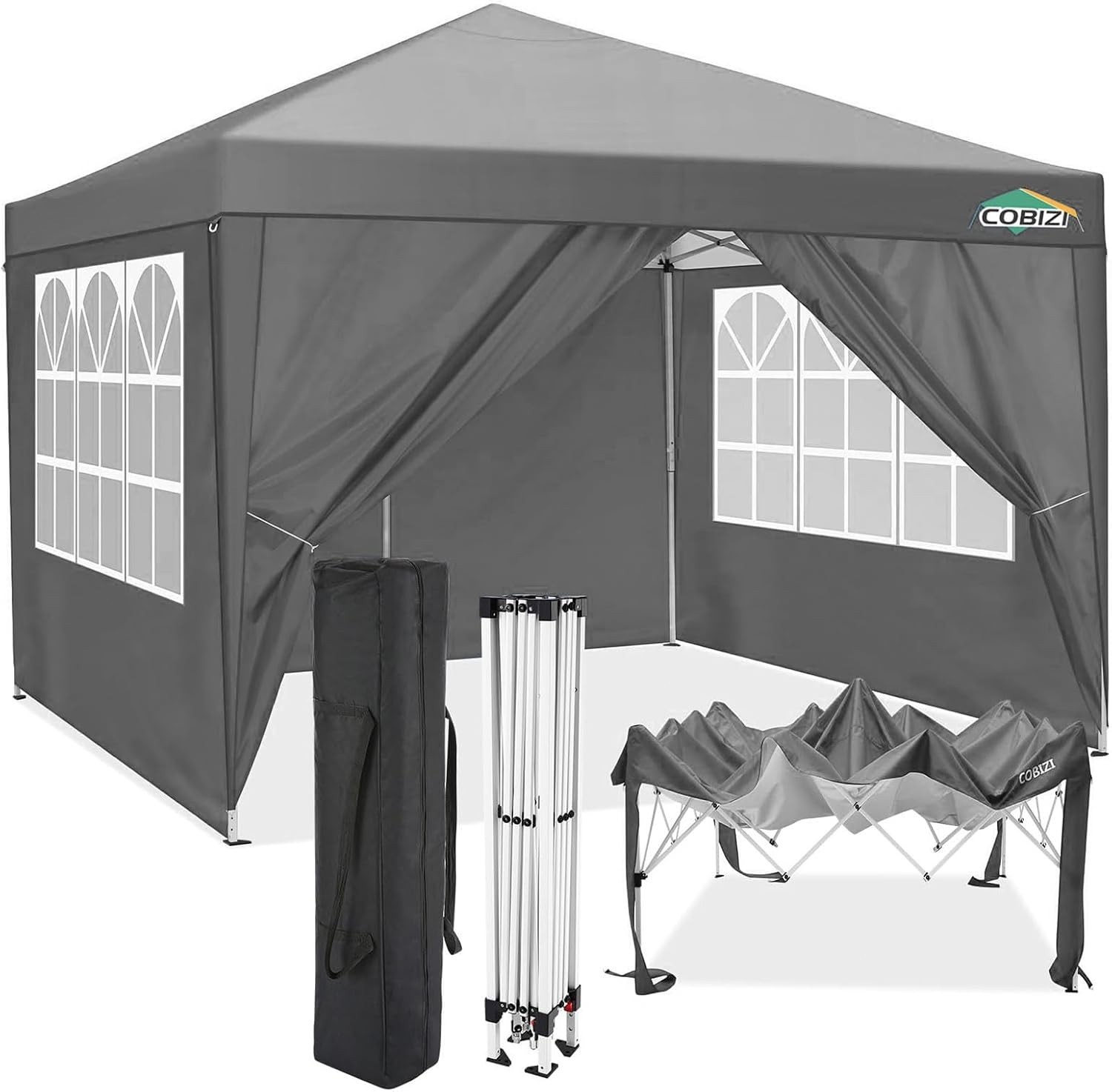 Tent With 4 Removable Sidewalls Waterproof Commercial