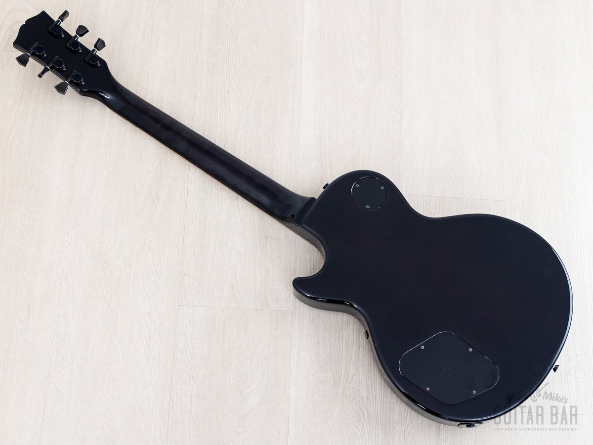 1990s Burny Joe Perry Signature LG-75JP Black Burst w/ VH-1