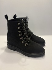 Botas de montaña Jenni Kayne de cuero aceitado en negro talla 38