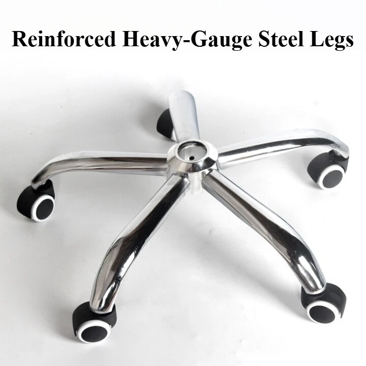 Base de silla giratoria de alta resistencia cromada base de 5 estrellas para silla de oficina Foto 2 de 4