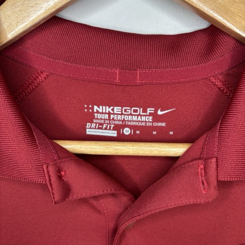 Nike Dri-Fit Harvard Basketball Polo Shirt Red Medium Mens University Team - Picture 6 of 11