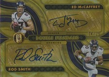 Ed Mccaffrey / Rod Smith 2023 Gold Standard Dual Auto Autograph Broncos 14/25