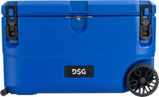 DSG Victory 65 Quart Hard Cooler with Wheels - Royal - FREESHIPPING