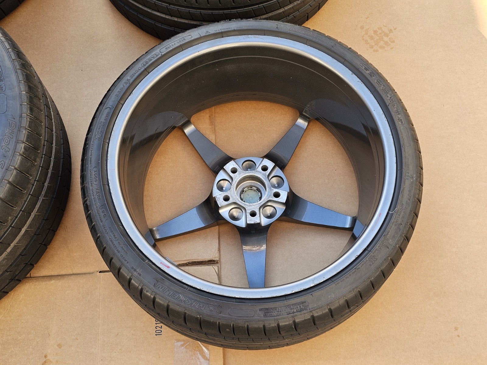 Ferrari 458 OEM 20” Forged Wheel Set W/  Michelin Pilot Super Sport Tires *NOTE*