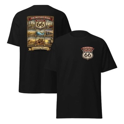 Route 66 100th Anniversary ''All 8 States'' EXCLUSIVE T-Shirt.