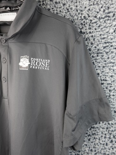 Adidas Portland Rose Festival Polo Uomo XL Grigio Golf Performance - Foto 3 di 13