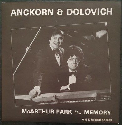 ANCKORN & DOLOVICH - Signierte 45rpm Schallplatte - McArthur Park/Memory - MUSIK