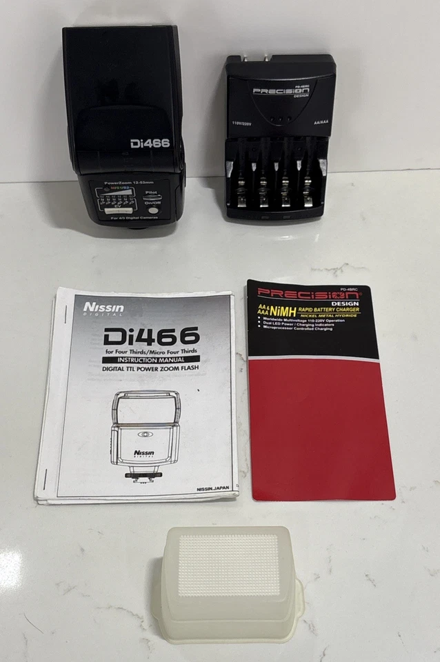 Nissin Di466 Bounce Flash for Micro Four Thirds With Accessories (Tested) - Image 4 of 4