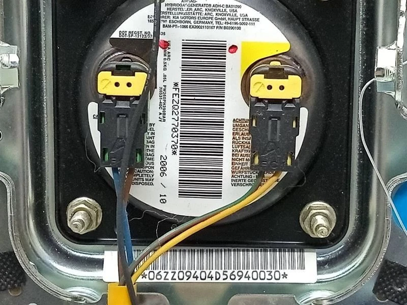 2006 - 2010 KIA SEDONA STEERING WHEEL AIR BAG OEM Foto 3 de 4