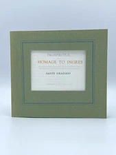 Sante GRAZIANI / Prospectus for Homage to Ingres 1965