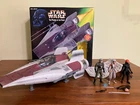 Star Wars Power of the Force  A-Wing Fighter w/ Vintage Collection figures