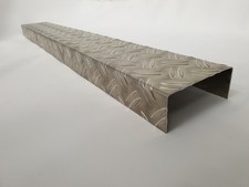 Tôle Ondulée Profil U Aluminium 1,5/2,0mm ✅✅✅ Fiche 1000mm Protection de Bord