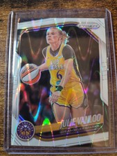 2025 Panini Prizm WNBA Julie Vanloo White Seismic Prizm #132 Los Angeles Sparks