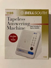Bell South Digital Tapeless Answering Machine 1195 NEW