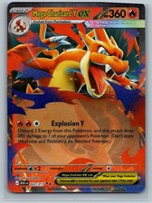 Mega Charizard Y ex 022/217 Holo NM Carta Pokemon Eroi Ascesi