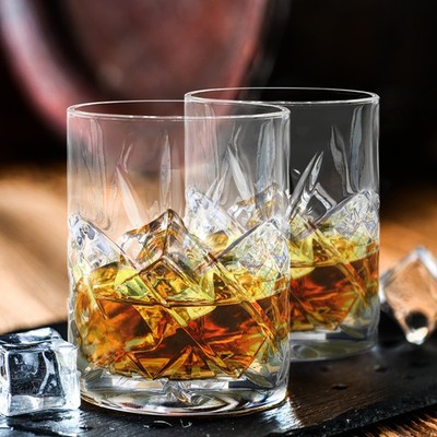Whisky Gläser 4er Set Kristallgläser Whisky Geschenkset Negronigläser Whiskey